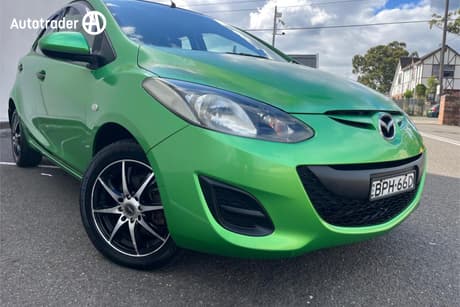 Green 2010 Mazda 2 Hatchback Neo