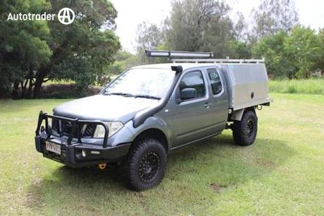 Grey 2010 Nissan Navara King Cab Chassis Rx (4X4)