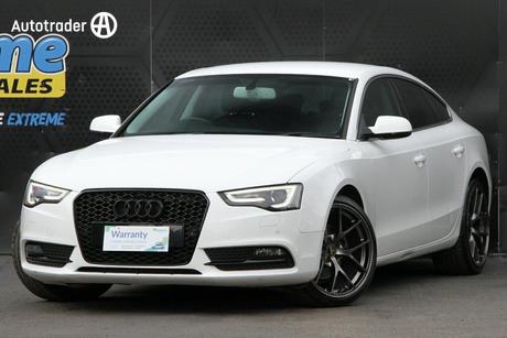 White 2012 Audi A5 Hatchback Sportback 1.8 Tfsi