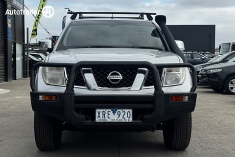 Silver 2010 Nissan Navara Dual Cab Pick-up St-X (4X4)
