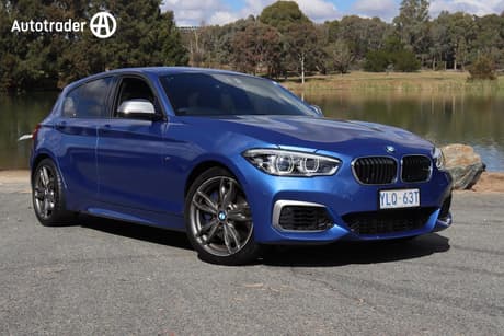 Blue 2016 BMW M140I Hatchback