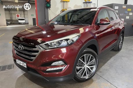 Red 2016 Hyundai Tucson Wagon Elite (Fwd)