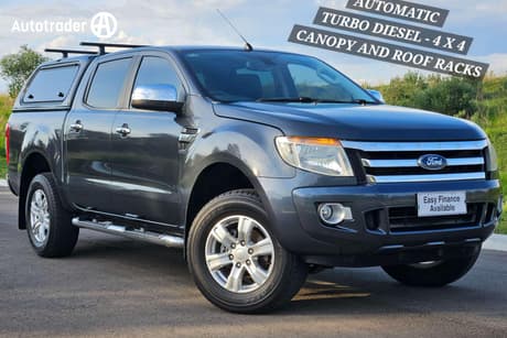Grey 2012 Ford Ranger Dual Cab Utility Xlt 3.2 (4X4)
