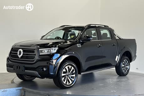Black 2026 GWM Cannon Dual Cab Utility Lux (4X4)