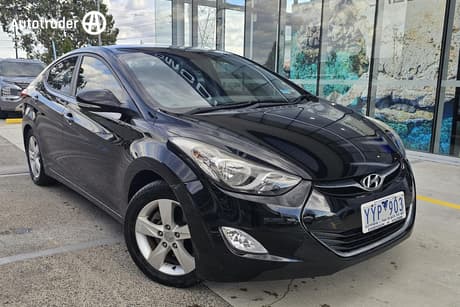 Black 2012 Hyundai Elantra Sedan Elite
