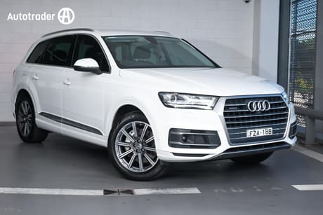 White 2017 Audi Q7 Wagon 3.0 Tdi Quattro