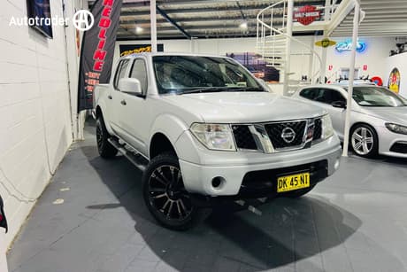 Silver 2014 Nissan Navara Dual Cab Chassis Rx (4X4)