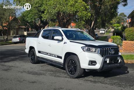 White 2019 LDV T60 Double Cab Utility Trailrider (4X4)