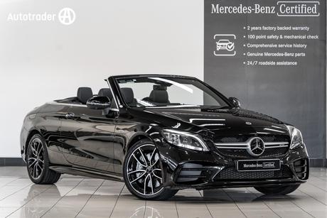 Black 2023 Mercedes-Benz C43 Cabriolet
