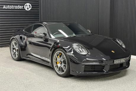 Black 2021 Porsche 911 Coupe Turbo S