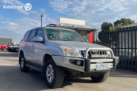 Silver 2004 Toyota Landcruiser Prado Wagon Gxl (4X4)