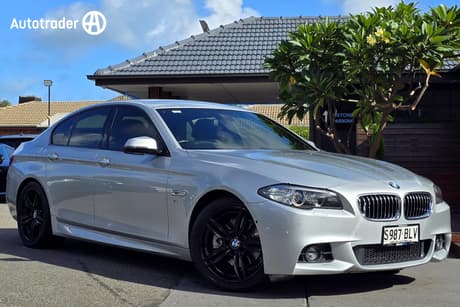 Silver 2015 BMW 520D Sedan Luxury Line