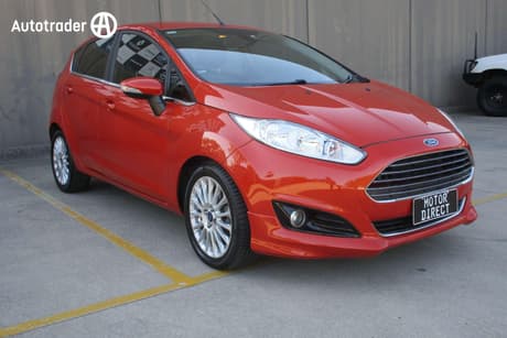 Orange 2016 Ford Fiesta Hatchback Sport