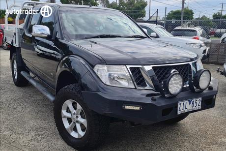 Black 2012 Nissan Navara Dual Cab Pick-up St-X (4X4)