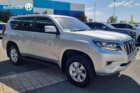 Silver 2023 Toyota Landcruiser Prado Wagon Gxl