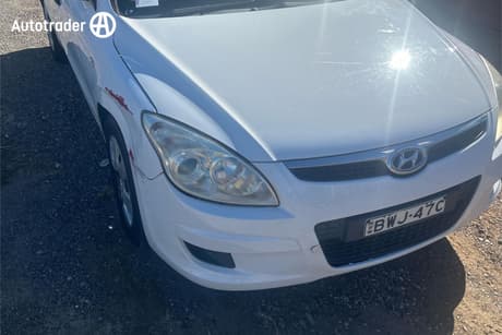 White 2008 Hyundai I30 Hatchback Sx