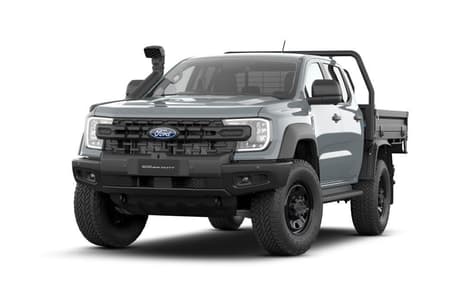 Grey 2025 Ford Ranger Dual Cab Chassis Super Duty (4X4)
