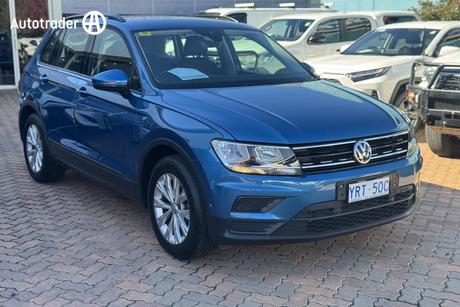 Blue 2018 Volkswagen Tiguan Wagon 110 Tsi Trendline