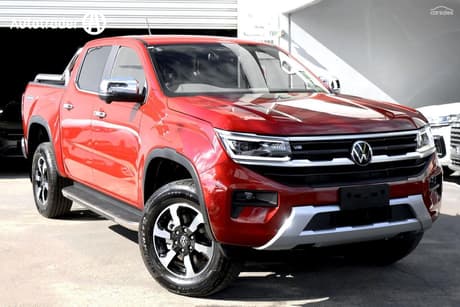 Red 2026 Volkswagen Amarok Dual Cab Utility Style Tdi600 4Motion