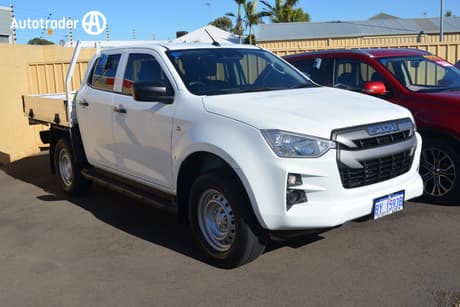 White 2021 Isuzu D-MAX Crew Cab Chassis Sx (4X2) High-Ride