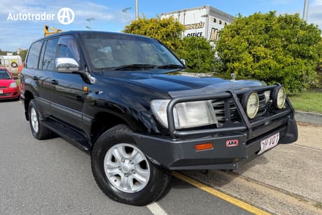 Black 2003 Toyota Landcruiser Wagon Sahara (4X4)