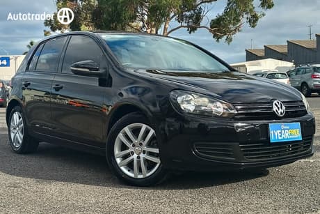 Black 2011 Volkswagen Golf Hatchback 103 Tdi Comfortline