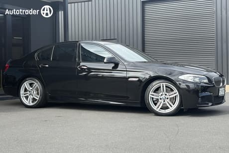 Black 2013 BMW 520I Sedan