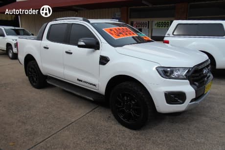White 2021 Ford Ranger Double Cab Pick Up Wildtrak 2.0 (4X4)