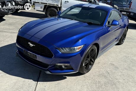 Blue 2016 Ford Mustang Coupe Fastback 2.3 Gtdi