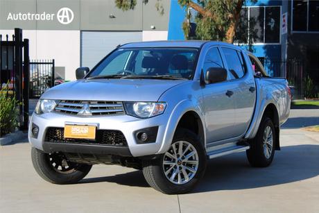 Silver 2014 Mitsubishi Triton Double Cab Utility Glx (4X4)