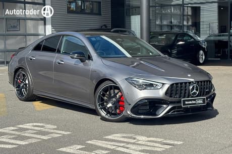 Grey 2024 Mercedes-Benz CLA45 Coupe S 4Matic+