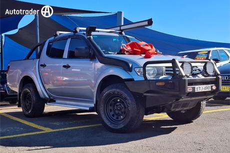 Silver 2014 Mitsubishi Triton Double Cab Utility Glx-R (4X4)