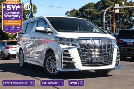 White 2019 Toyota Alphard SUV SR C (HYBRID)