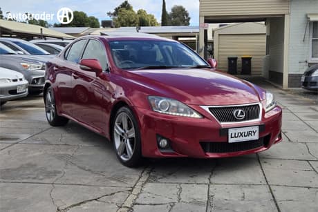 Red 2012 Lexus IS250 Sedan Prestige