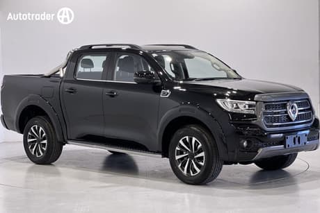 Black 2026 GWM Cannon Dual Cab Utility Premium (4X4)