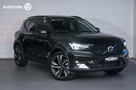 Black 2023 Volvo XC40 Wagon Ultimate B4 Dark Mhev