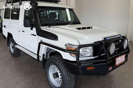 White 2020 Toyota Landcruiser Wagon Workmate Troop Carrier