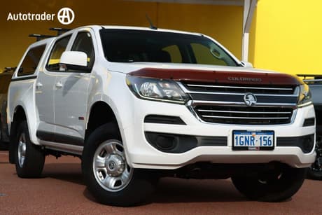 White 2018 Holden Colorado Crew Cab Pickup Ls (4X2)