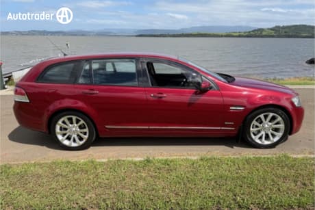 Red 2009 Holden Calais Sportswagon V