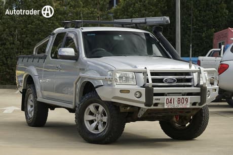 Silver 2008 Ford Ranger Super Cab Utility Xlt (4X4)