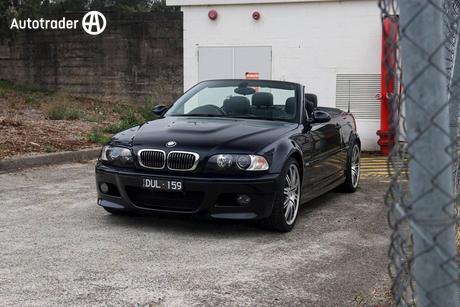 Blue 2004 BMW M3 Convertible
