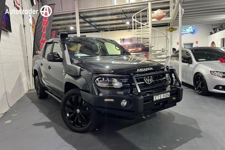 Grey 2020 Volkswagen Amarok Dual Cab Utility Tdi550 Highline Black 4Motion
