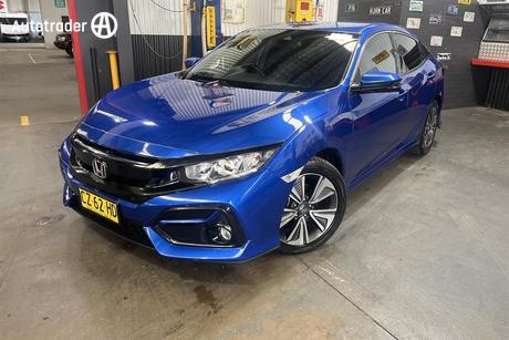 Blue 2021 Honda Civic Hatchback Vti-L