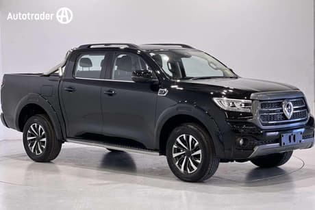 Black 2026 GWM Cannon Dual Cab Utility Premium (4X4)