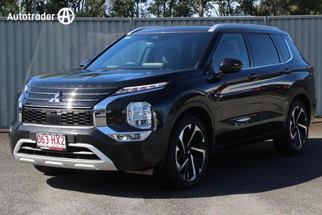 Black 2023 Mitsubishi Outlander Wagon Exceed Tourer 7 Seat (Awd)