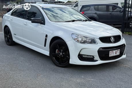 White 2016 Holden Commodore Sedan Sv6 Black Pack