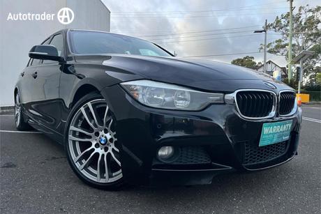 Black 2014 BMW 320D Sedan