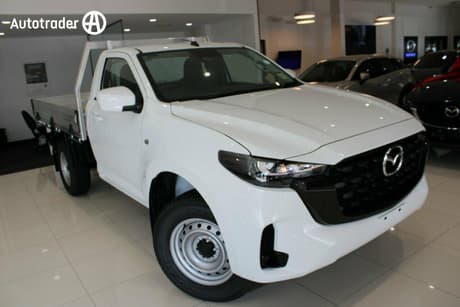 White 2026 Mazda BT-50 Freestyle Cab Chassis Xt (4X4)
