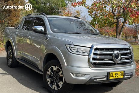 Silver 2024 GWM Cannon Dual Cab Utility Lux (4X4)