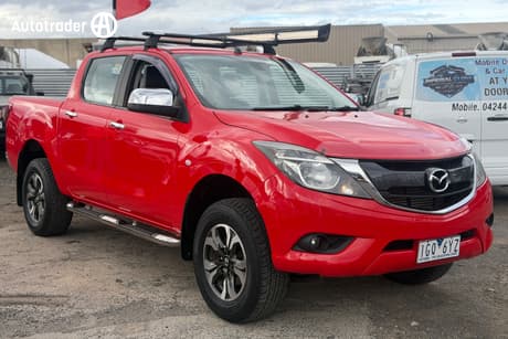 Red 2015 Mazda BT-50 Dual Cab Utility Xtr (4X4)